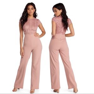 Fine N’ Fierce Lace Jumpsuit